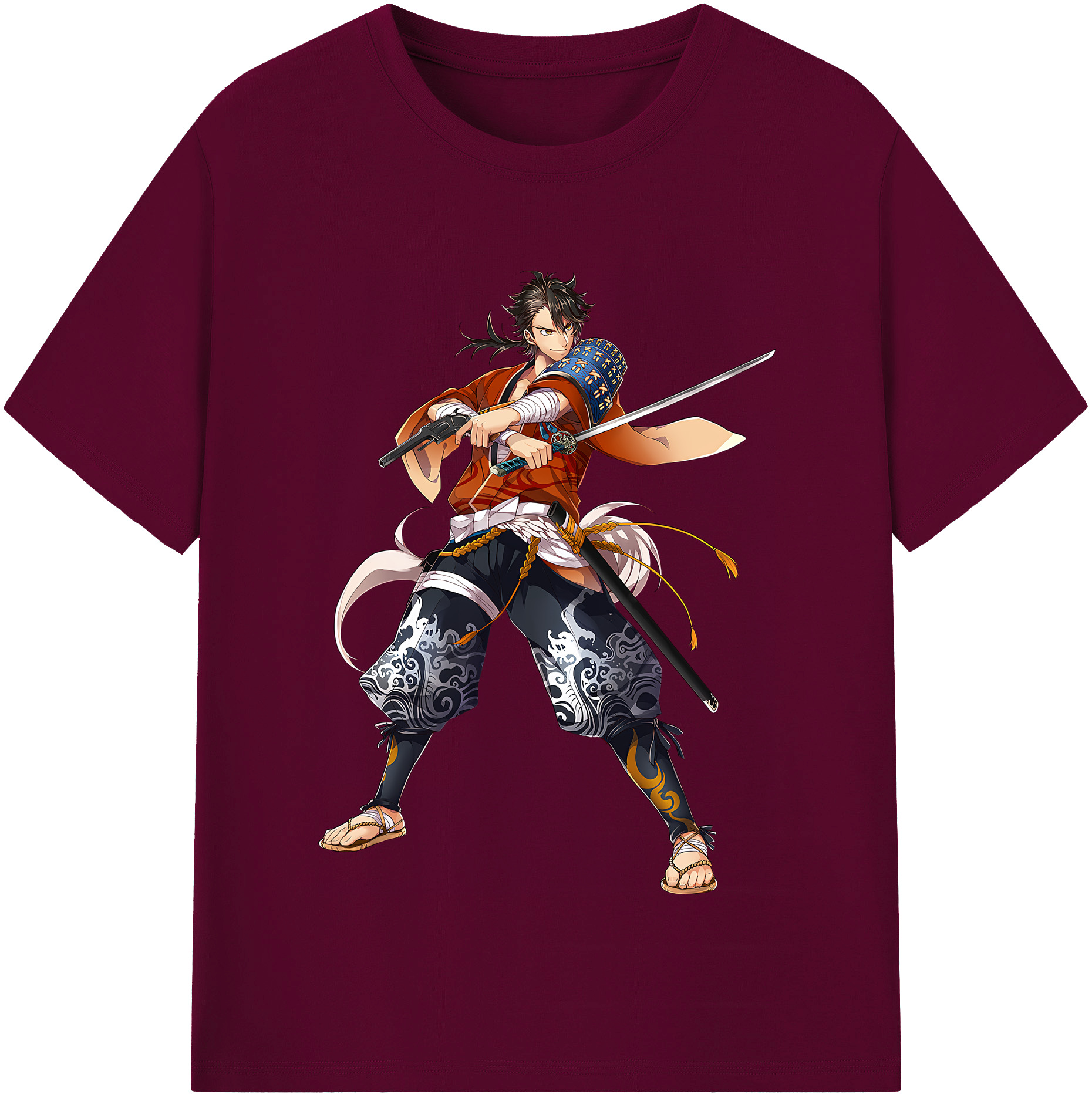 （画像用） 刀剣乱舞 Touken Ranbu レディースカジュアルプリントTシャツ（綿100％）